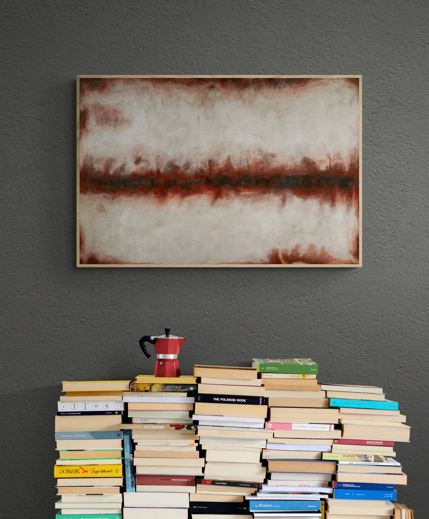 SOLD Original Abstract Painting - Vertebra Horizon