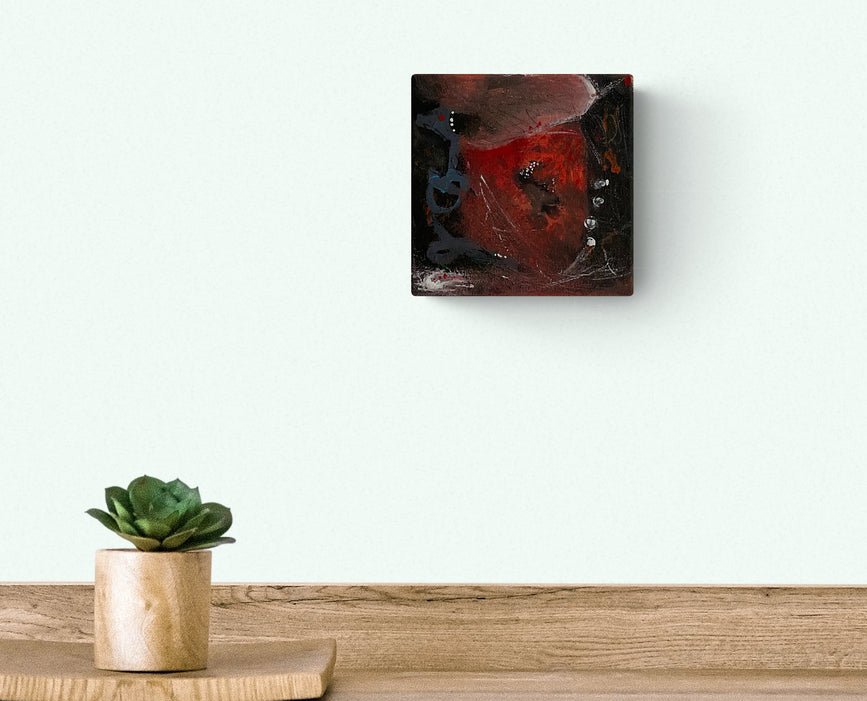 Original Abstract Painting - Contrasting Beauty - Julia Oscarson