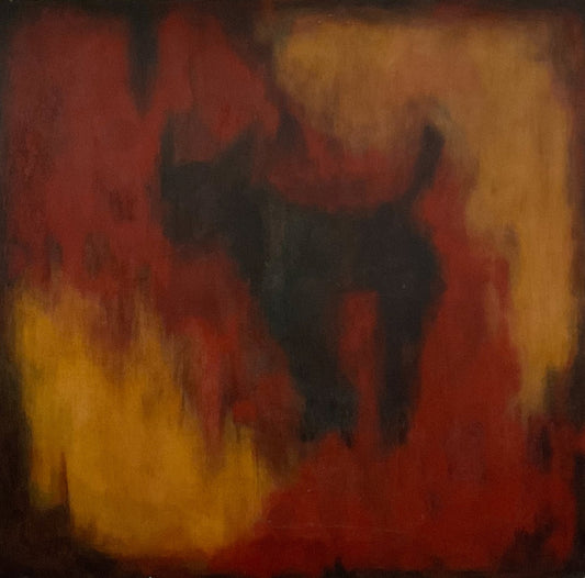 Original Abstract Painting - Pepe - Julia Oscarson