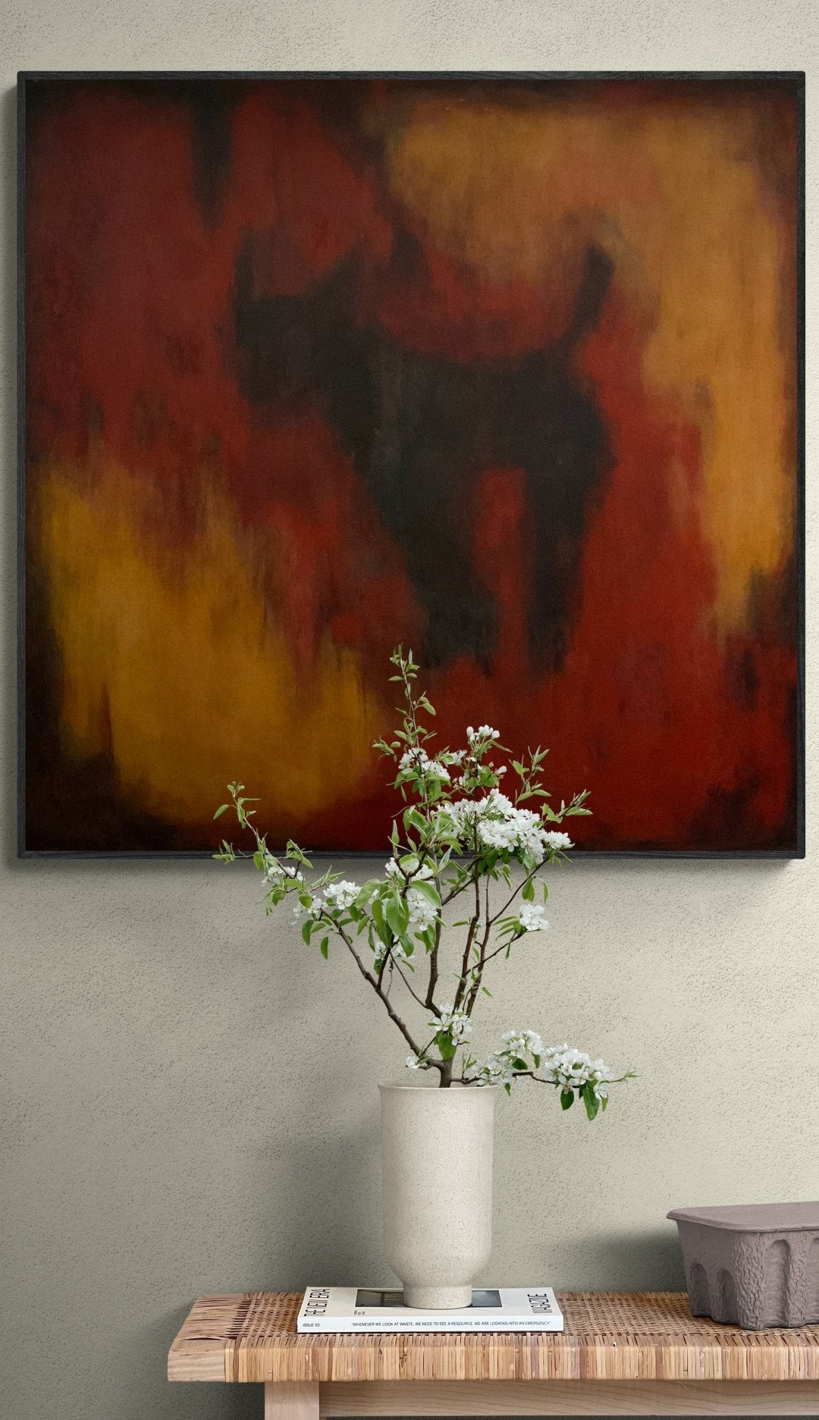 Original Abstract Painting - Pepe - Julia Oscarson