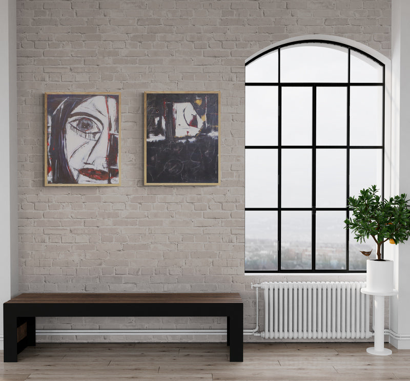 SOLD Original Painting - There was always a certain something behind her eyes