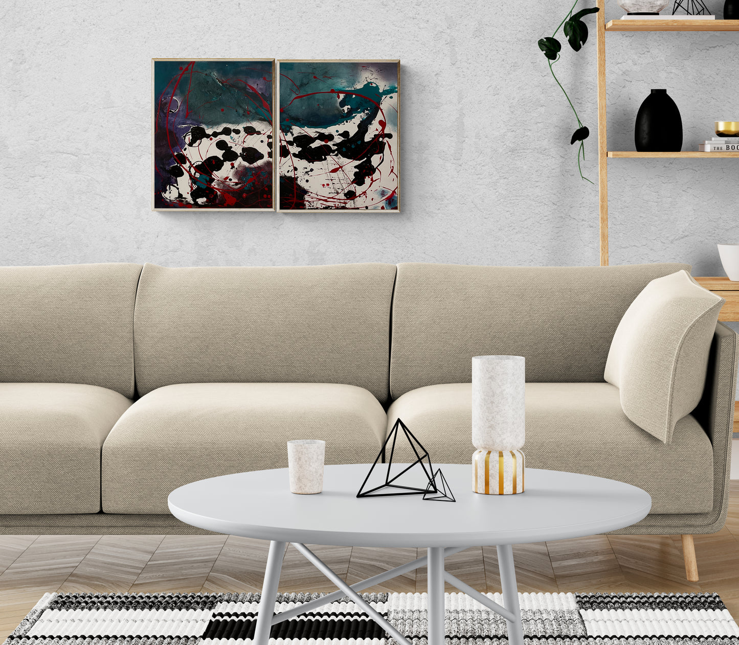 Original Abstract Painting - Splash