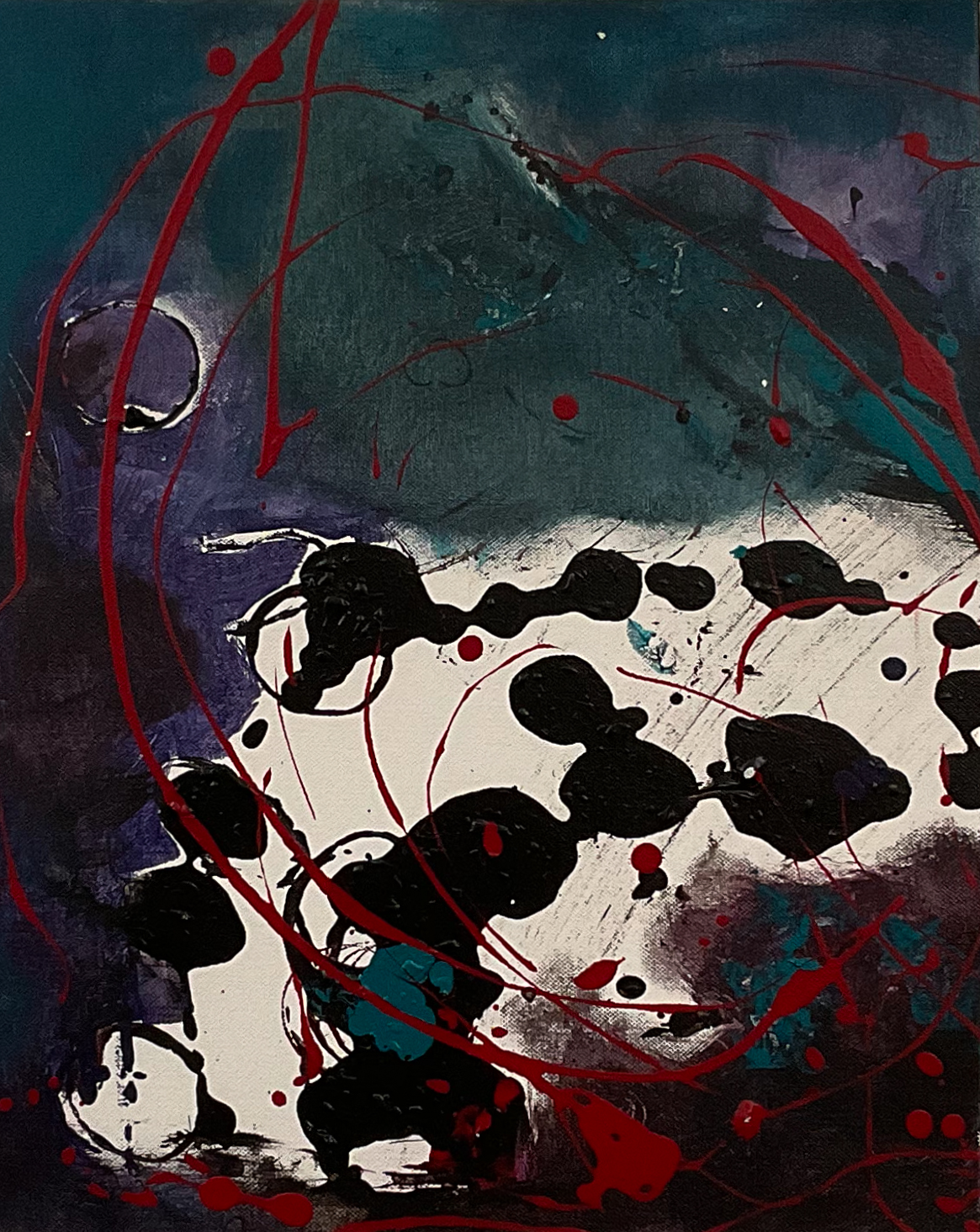 Original Abstract Painting - Splash