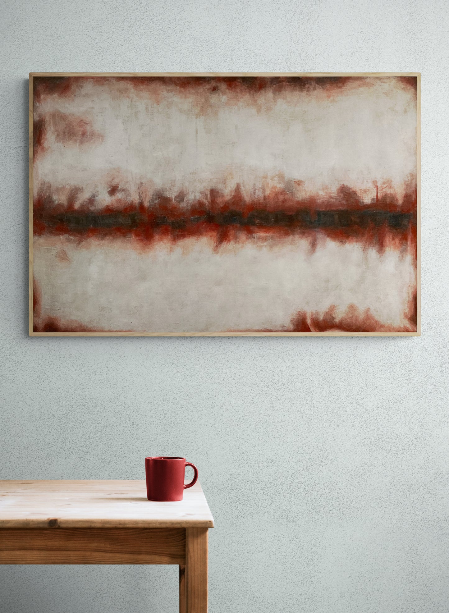 Original Abstract Painting - Vertebra Horizon