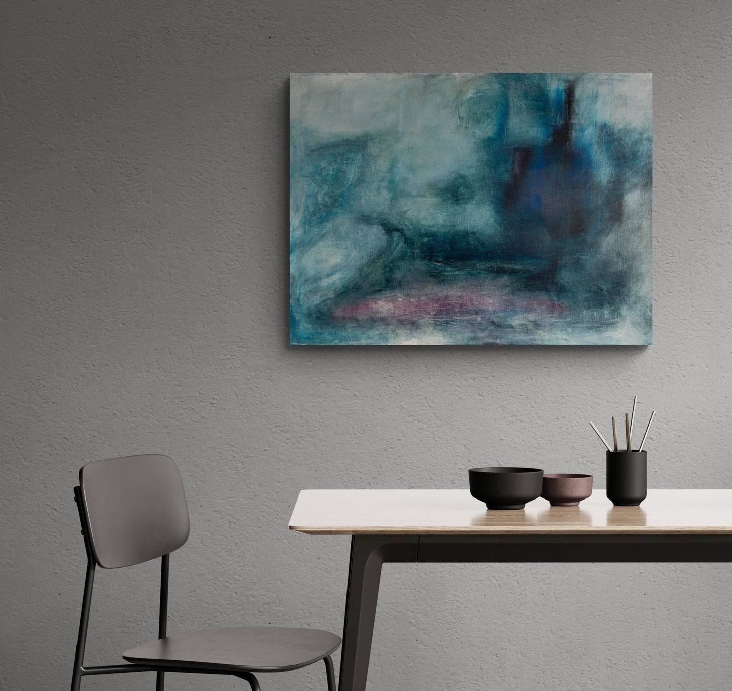 Original Abstract Painting - Sense of the Ocean - Julia Oscarson