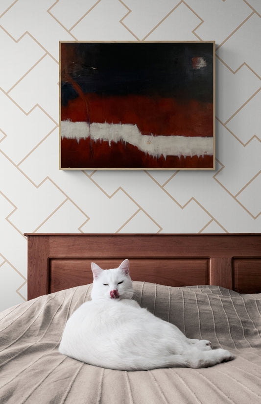 Original Abstract Painting- Moonlight